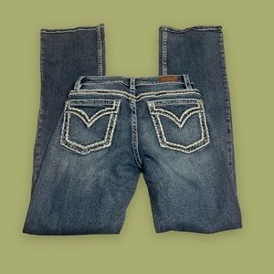 y2k low rise bootcut jeans